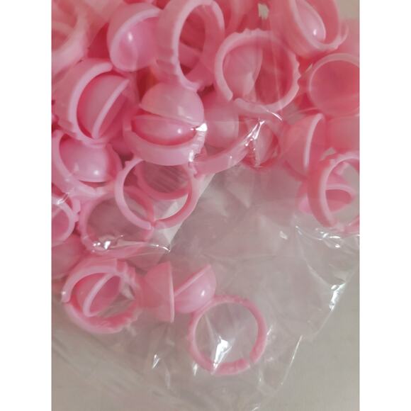 Eyelash Glue Rings 100PCS Lash Glue Holder Pallet for Lash Extension - Picture 4 of 4